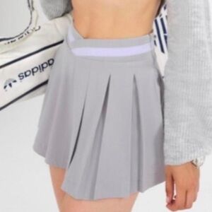 NWT For Love & Lemons Gray Tennis Skort / Size S